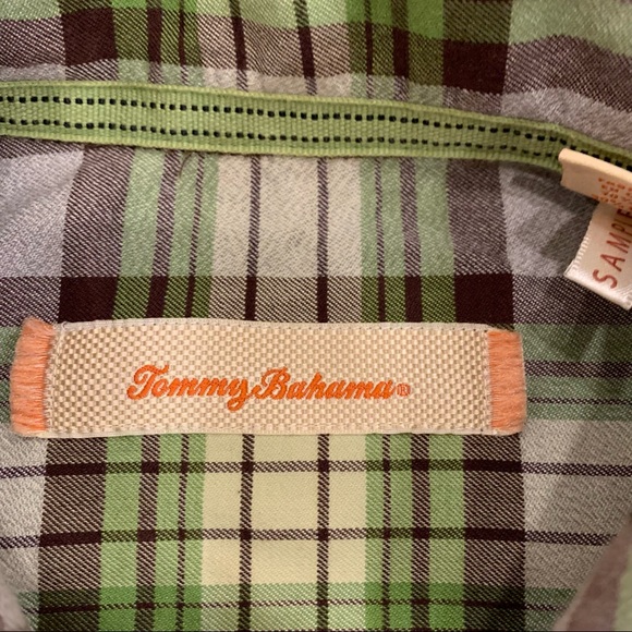 Tommy Bahama silk blend plaid shirt - Picture 4 of 10